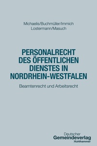 Abbildung von: Personalrecht des Öffentlichen Dienstes in Nordrhein-Westfalen - Deutscher Gemeindeverlag