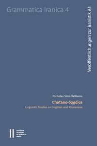 Enlarge image Cover: Chotano-Sogdica - Verlag der österreichischen Akademie der Wissenschaften