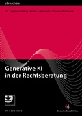 Abbildung von: Generative KI in der Rechtsberatung - eBroschüre (PDF) - Deutscher Anwaltverlag