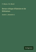 Cover: Revue critique d'histoire et de litterature - Antigonos Verlag