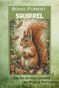 Enlarge image Cover: Boho Forest - Squirrel - Pickle Patterns