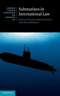 Cover: Submarines in International Law - Cambridge University Press