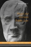 Cover: Hegel and German Public Law - Bloomsbury Academic