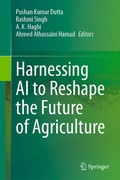 Cover: Harnessing AI to Reshape the Future of Agriculture - Springer