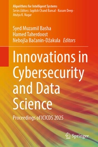 Enlarge image Cover: Innovations in Cybersecurity and Data Science - Springer