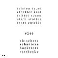 Cover: #240 Scharteke - edition taberna kritika