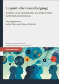 Cover: Linguistische Grenz&uuml;berg&auml;nge - Franz Steiner Verlag