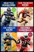 Cover: NFL Fun Facts - NFC West Bundle - 4000+ Fun Facts (Trivia Ape NFL Team Series, #100) - Trivia Ape
