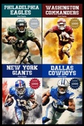 Cover: NFL Fun Facts - NFC East Bundle - 4000+ Fun Facts (Trivia Ape NFL Team Series, #100) - Trivia Ape