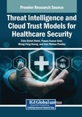 Cover: Threat Intelligence and Cloud Trust Models for Healthcare Security - Medical Information Science Reference