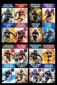 Enlarge image Cover: NFL Fun Facts - NFC Conference Mega Bundle - 16000+ Fun Facts (Trivia Ape NFL Team Series, #100) - Trivia Ape