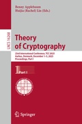 Cover: Theory of Cryptography - Springer