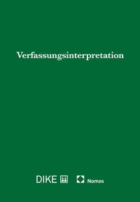 Abbildung von: Verfassungsinterpretation - Nomos