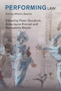 Cover: Performing Law - Cambridge University Press
