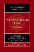 Cover: The Cambridge History of International Law: Volume 4, International Law in the Middle East and the Mediterranean during Antiquity - Cambridge University Press