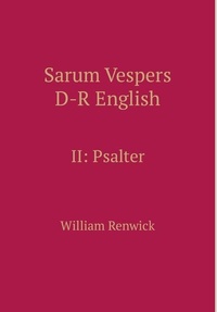 Enlarge image Cover: Sarum Vespers D-R English II - Gregorian Institute of Canada