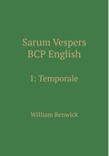 Cover: Sarum Vespers BCP English I - Gregorian Institute of Canada