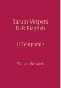Cover: Sarum Vespers D-R English I - Gregorian Institute of Canada