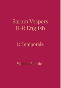 Enlarge image Cover: Sarum Vespers D-R English I - Gregorian Institute of Canada
