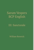 Cover: Sarum Vespers BCP English III - Gregorian Institute of Canada
