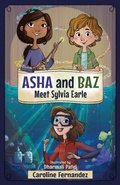 Cover: Asha and Baz Meet Sylvia Earle - Simon + Schuster LLC