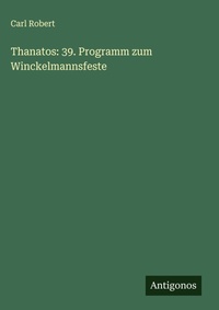 Enlarge image Cover: Thanatos - Antigonos Verlag