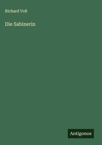 Enlarge image Cover: Die Sabinerin - Antigonos Verlag