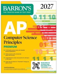 Enlarge image Cover: AP Computer Science Principles Premium, 2027: 6 Practice Tests + Comprehensive Review + Online Practice - Kaplan Publishing