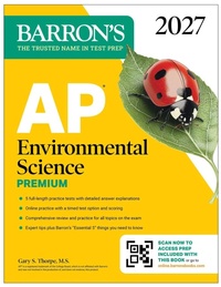 Enlarge image Cover: AP Environmental Science Premium, 2027: Prep Book With 5 Practice Tests + Comprehensive Review + Online Practice - Kaplan Publishing
