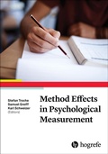 Cover: Method Effects in Psychological Measurement - Hogrefe Publishing