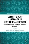 Cover: Lesser-Taught Languages in Multilingual Contexts - Routledge