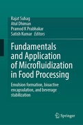 Cover: Fundamentals and Application of Microfluidization in Food Processing - Springer