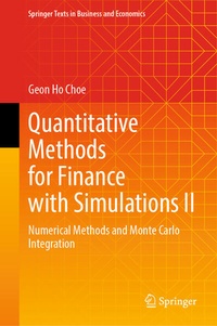 Enlarge image Cover: Quantitative Methods for Finance with Simulations II - Springer