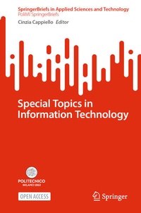 Enlarge image Cover: Special Topics in Information Technology - Springer