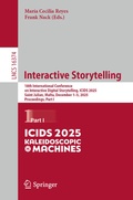 Cover: Interactive Storytelling - Springer