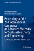Cover: Proceedings of the 2nd International Conference on Advanced Materials for Sustainable Energy and Engineering - Springer