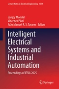 Cover: Intelligent Electrical Systems and Industrial Automation - Springer