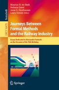 Cover: Journeys Between Formal Methods and the Railway Industry - Springer