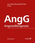 Cover: Kommentar zum Angestelltengesetz AngG - Manz