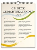 Cover: C.H. Beck Gedichtekalender - C.H.BECK