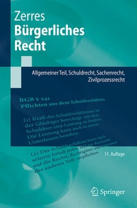 Abbildung von: Bürgerliches Recht - Springer