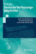 Cover: Deutsche Verfassungsgeschichte - Springer