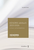 Cover: Kendris Jahrbuch 2025/2026 - Schulthess Juristische Medien
