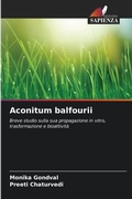 Cover: Aconitum balfourii - Edizioni Sapienza