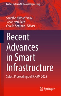 Enlarge image Cover: Recent Advances in Smart Infrastructure - Springer