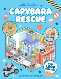 Enlarge image Cover: Cutie Stickering #2 Capybara Rescue: The Ultimate Cosy Sticker Book - Scholastic