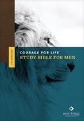 Cover: NLT Courage For Life Study Bible for Men - Tyndale House Publishers