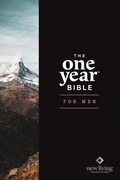 Cover: NLT The One Year Bible for Men - Tyndale House Publishers