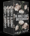 Cover: The Amalfi Coast Brotherhood Completed Trilogy: BWWM Dark Mafia Romance Boxed Set - Jamila Jasper