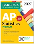 Cover: AP Statistics Premium, 2027: 9 Practice Tests + Comprehensive Review + Online Practice - Kaplan Publishing